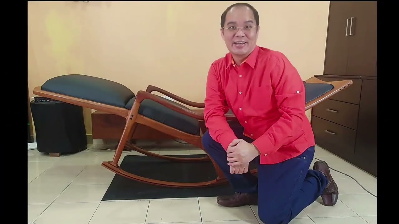 Chaise Rocker designed by Sam Maloof, handcrafted by Sam MT