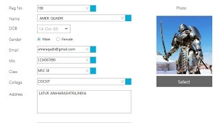 Creating Registration Form in Metro(Part 3)