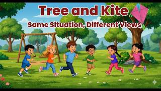 The Tree and the Kite | Same Situation, Different Views | Moral Story for Kids