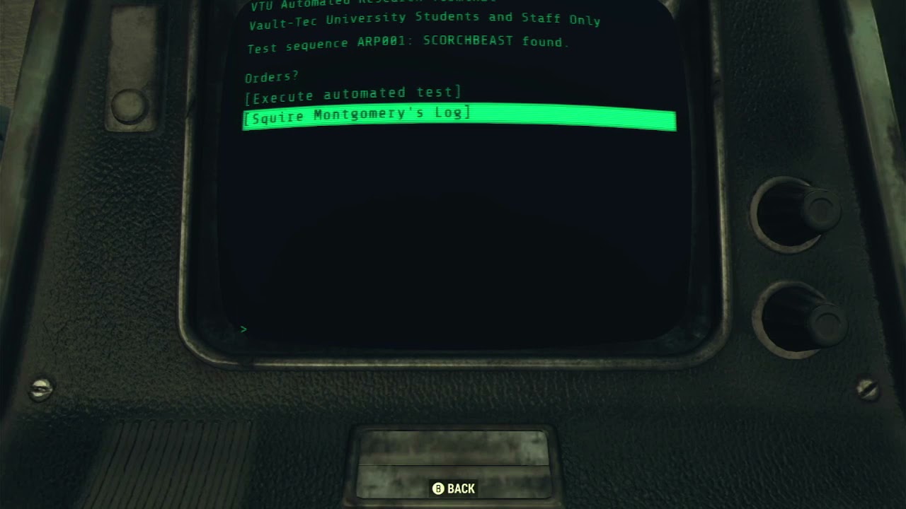 Automated Research Terminal Fallout 76 Terminal YouTube