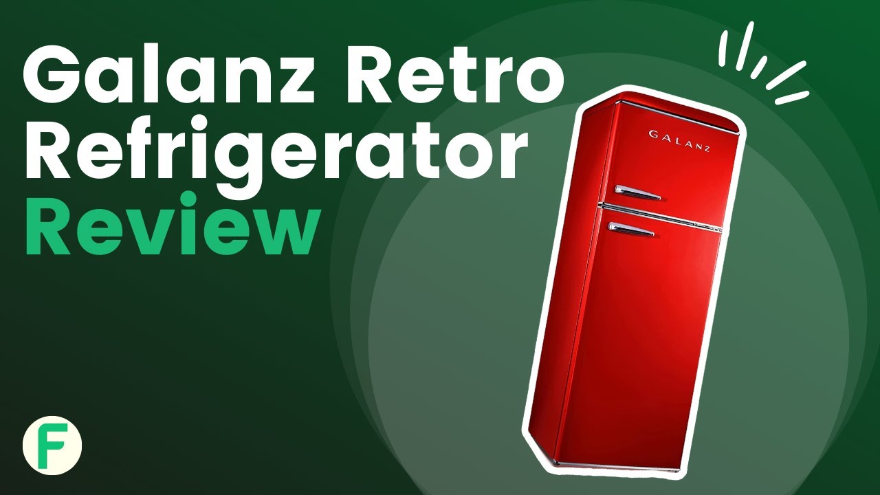 Galanz - Retro 10 Cu. ft Top Freezer Refrigerator - Red