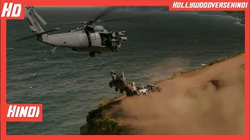 Hobbs & Shaw (2019) - Helicopter vs. Trucks Scene Hindi | Hollywoodversehindi