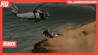 Hobbs \& Shaw (2019) - Helicopter vs. Trucks Scene Hindi | Hollywoodversehindi