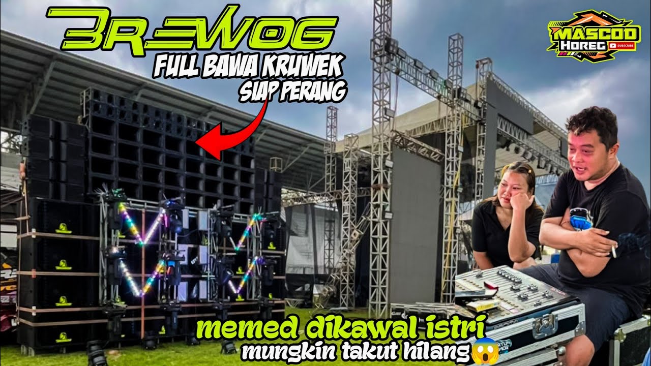ASLI NGERI‼️SUARA BREWOG FULL MINI DRAG CEK SOUND KONSER D'MASIV #brewogaudio #horegg 