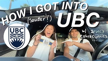 HOW I GOT INTO UBC | no SAT, essays, stats, tips !
