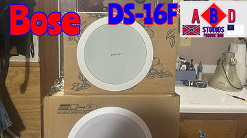 Bose DS-16F ceiling speaker overview and test