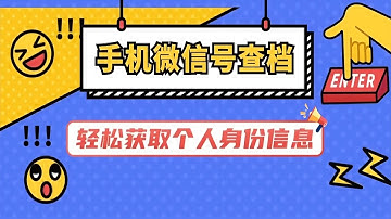 揭秘个人信息泄露：仅用手机号轻松获取个人身份信息的全过程 I菜圈那些事