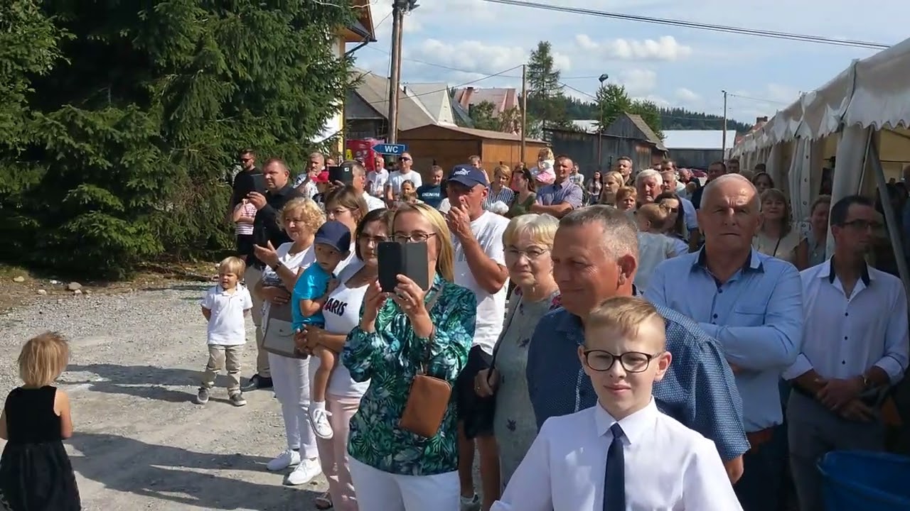 100-lecie OSP w Zubrzycy Dolnej - defilada pododdziałów