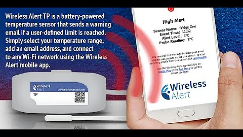 Temperature Monitoring with Email Alerts - Wireless Alert TP