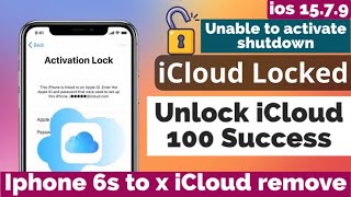 iPhone 7 iOS 15.7.9 Hello Screen iCloud Bypass Unlock Tool | iphone 6s to x ios 15.7.9 icloud remove