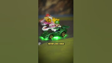 Luigi Gets a Lamborghini | Mario Kart Hot Wheels Custom
