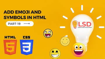 HTML Tutorial In Hindi [Part-19] | How to add Symbols And Emoji in HTML