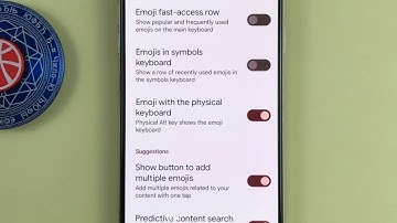 How to enable/disable Emoji with the physical keyboard on OPPO Reno7 Android 13