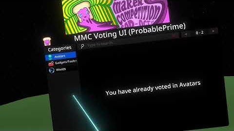 OLD: Neos VR: MMC Voting Information
