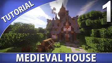 Minecraft - How to Build a Medieval Survival House [Part 1/2]