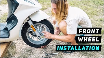 2013+ Piaggio Fly - Front Wheel Installation | Mitch