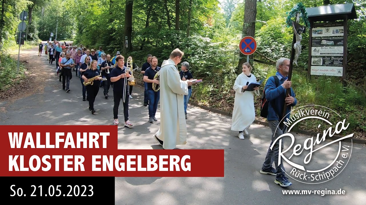 Musikalische Begleitung der Fußwallfahrt zum Kloster Engelberg, MV Regina Rück-Schippach