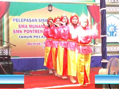 Tari melayu NIRMALA  SMA MUHAMMADIYAH DEMAK   SMK PONTREN DEMAK