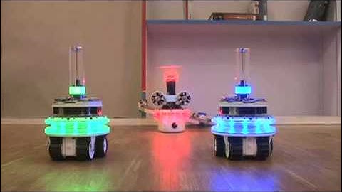 Robot swarm invades from the ground and air