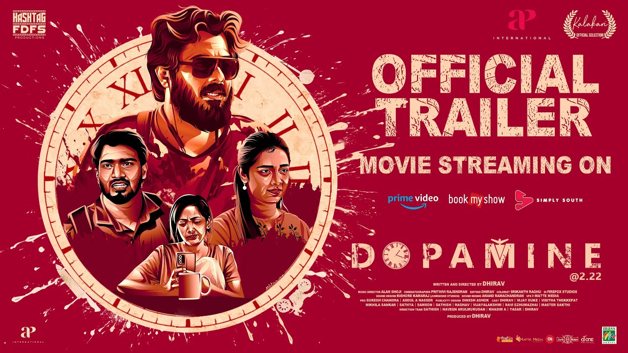 Dopamine @ 2:22 ( Official Trailer ) Tamil | Dhirav Nikhila Vijay Vibitha | Hashtag FDFS Productions
