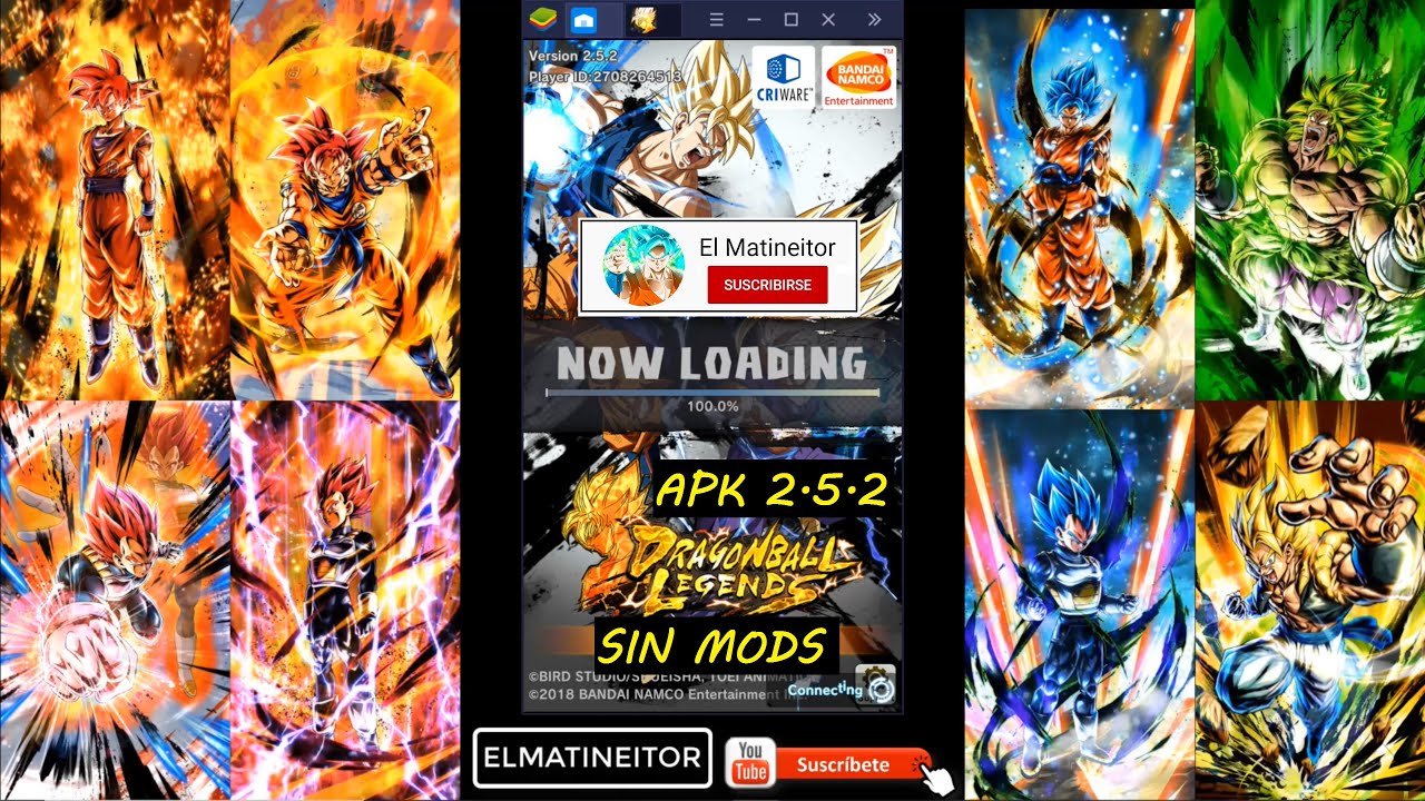 Dragon Ball Legends 2.5.2 Apk Original Sin Mods YouTube