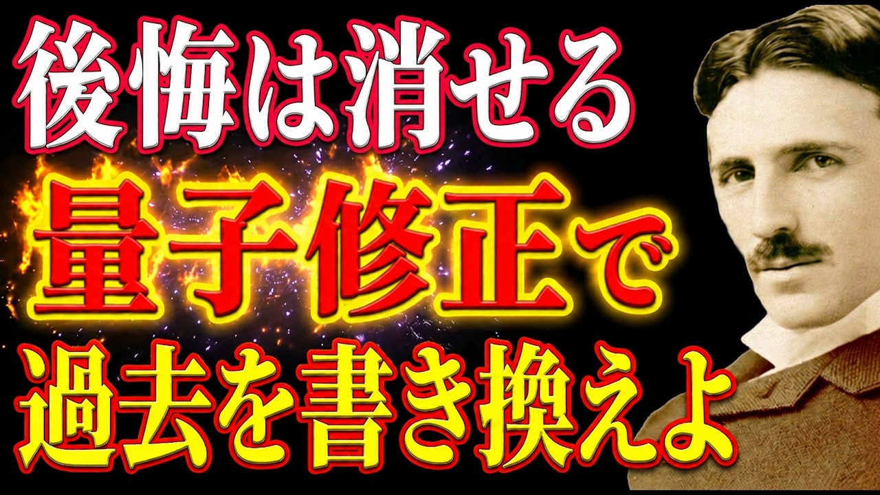 【99%は知らない】後悔は消せる。あなたの"過去を書き換える"技術は、すでにあなたの中にある|ニコラ・テスラ|量子力学|潜在意識|宇宙の法則|人生が変わる