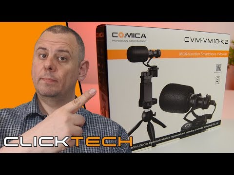 How do I sound?!  Comica Smartphone Microphone Kit CVM-Vm10-K2 - Unboxing and Sound Test