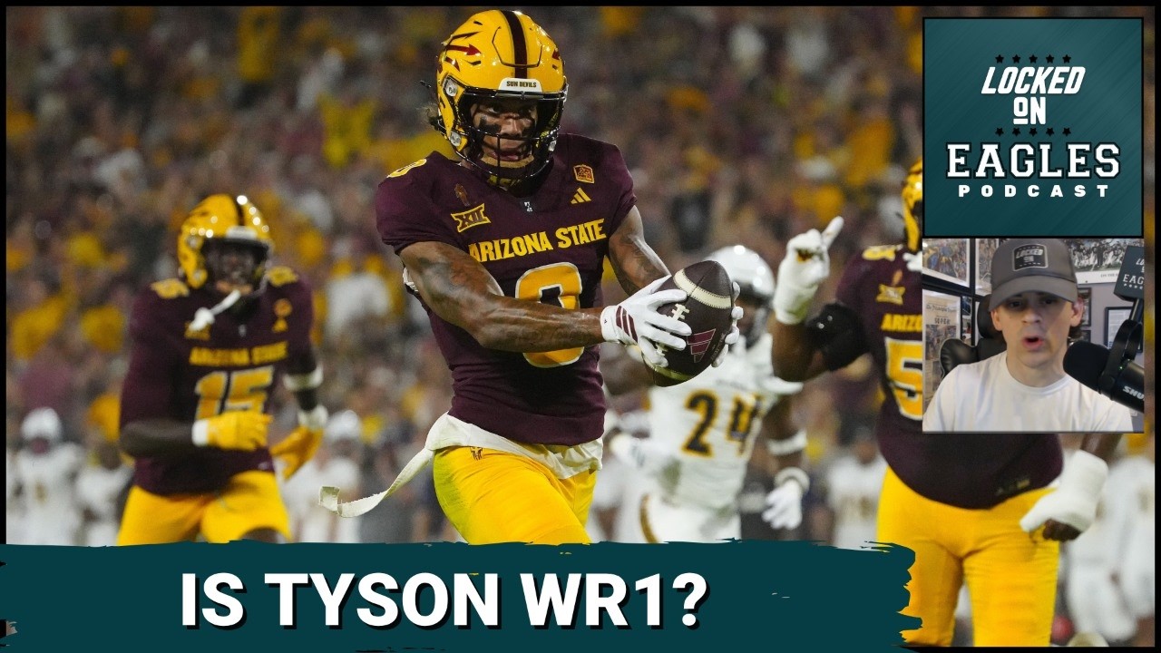DEBATE: Jordyn Tyson THE BEST WR in the 2026 NFL Draft! Can the Philadelphia Eagles get him Day 1?