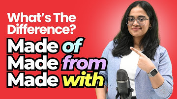 Made Of vs Made From vs Made With – What’s the Difference? | Most Confusing English Phrases | Ananya