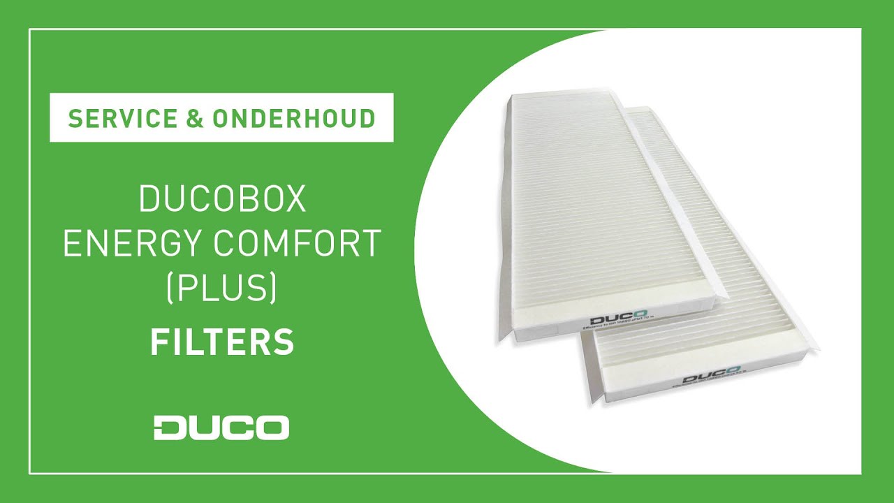 Service & Onderhoud - DucoBox Energy Comfort (Plus) - Filters