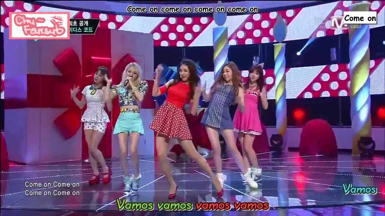 [Subs español] Ladies Code - Pretty pretty (Live 130905) - YouTube