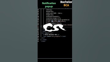 Notification Popup in CSS 💻 || HTML CSS