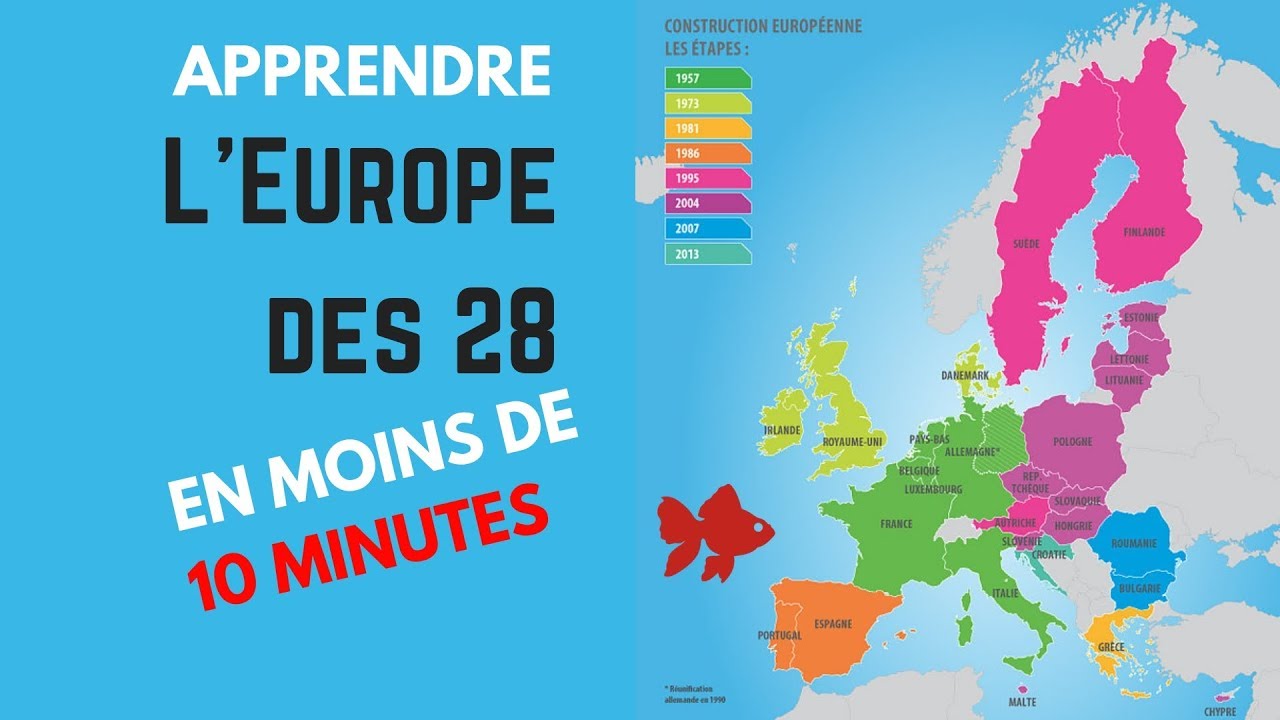 La Geographie Facile L Europe Des 28 Ameliorer Sa Memoire Youtube