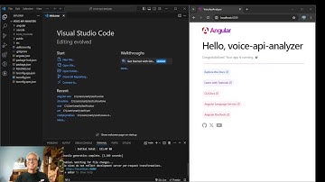 Angular - Web API Speech Analyzer: Video 001 creating the project