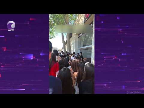 Yolda yaranan sıxlığa görə dərslərə gecikirlər