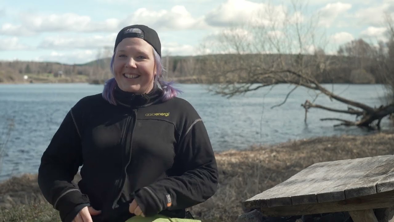 Träffa en av Dala Energis elkraftstekniker – Andrea Petersén.