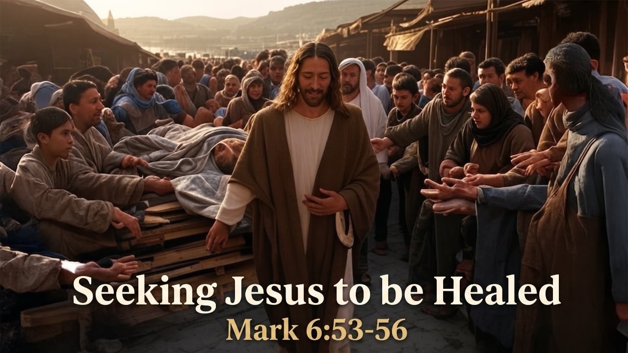 Seeking Jesus to be Healed (Mark 6:53-56) - YouTube