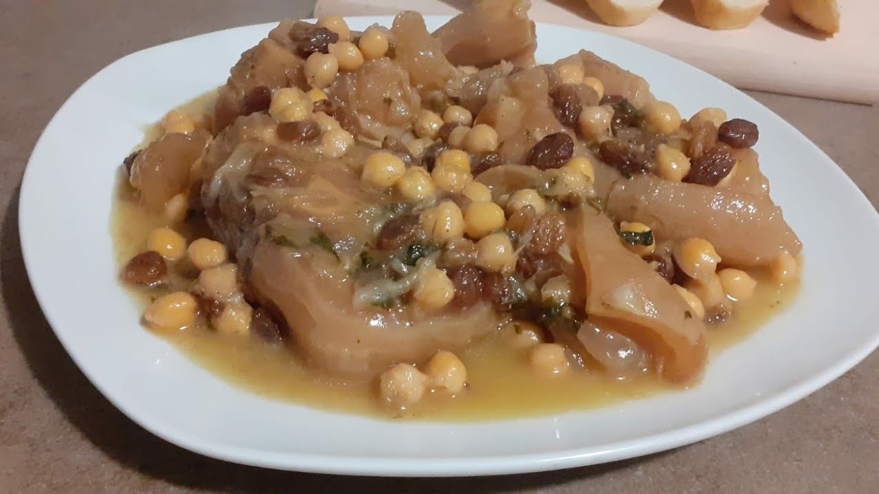 zampe di vitello alla marocchina