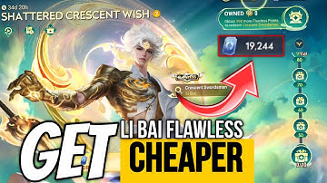Li Bai Flawless Gacha draw | Cheapest Way to Get | Honor of Kings