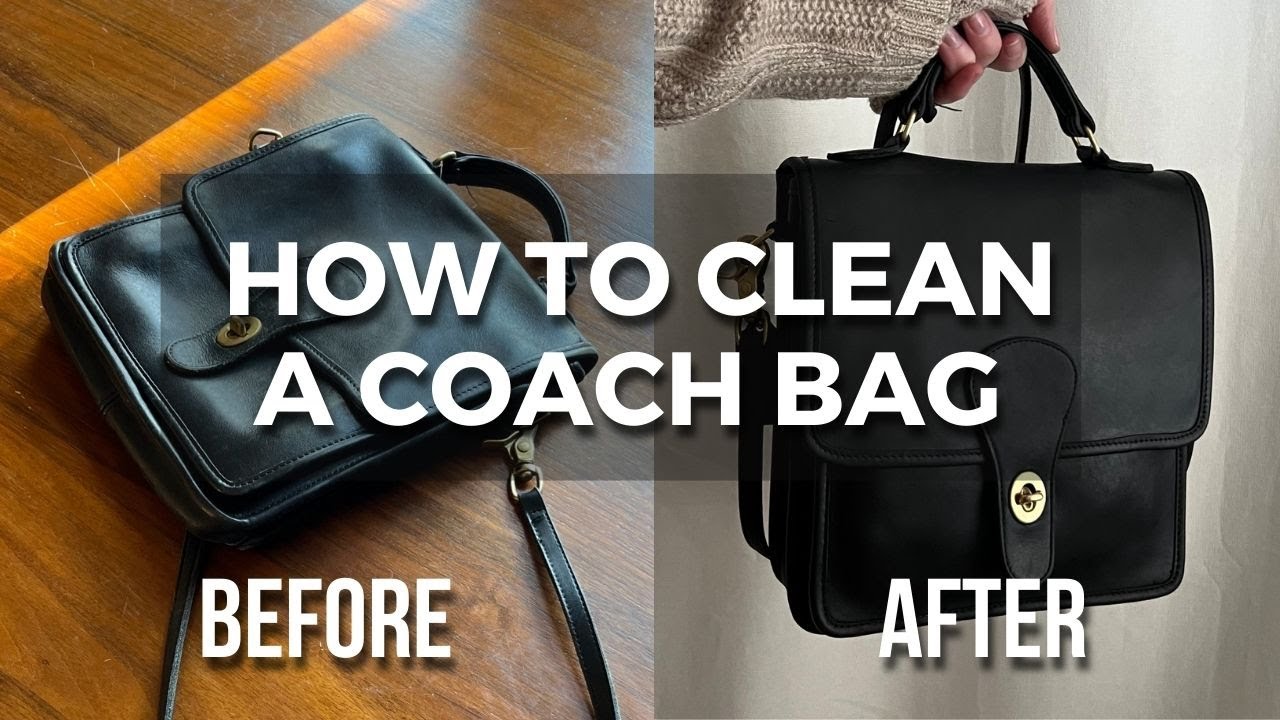 I thrifted and restored a vintage Coach bag - YouTube