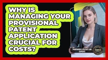 Why Is Managing Your Provisional Patent Application Crucial For Costs?