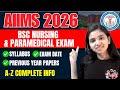 🔥Govt Job in 2026 After 12th PCB I AIIMS Bsc Nursing & Paramedical 2026 I Complete Details