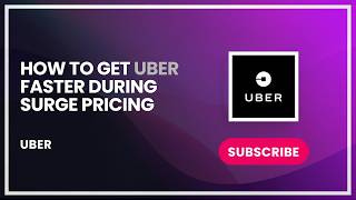How to get uber faster during surge pricing