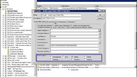 Working with Event Views - ELM Server Monitoring and Event Log Management