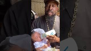 Big Boi At The Zoo With His Newborn Grandbaby For The First Time