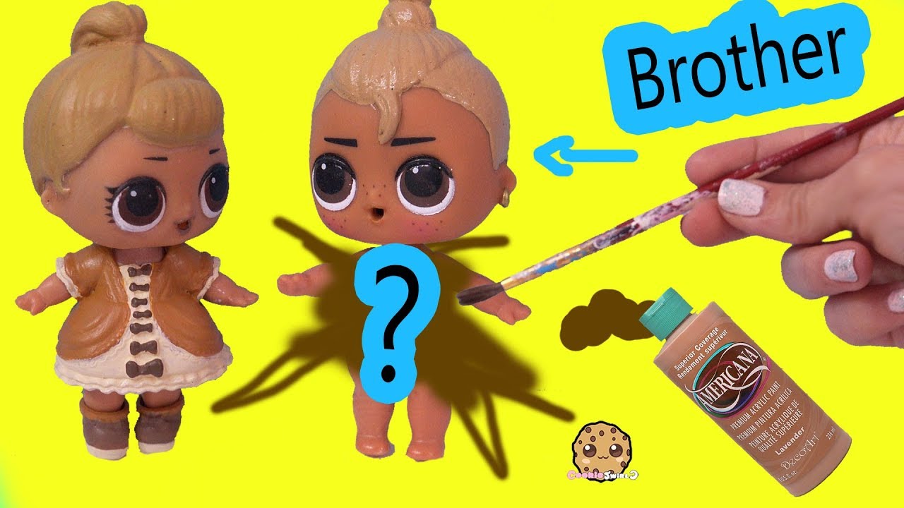 Download LOL Surprise Boy Peanut Butter & Jelly Brother Doll DIY Craft Makeover Painting Video