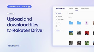 Upload and download files to Rakuten Drive | Rakuten Drive Guide