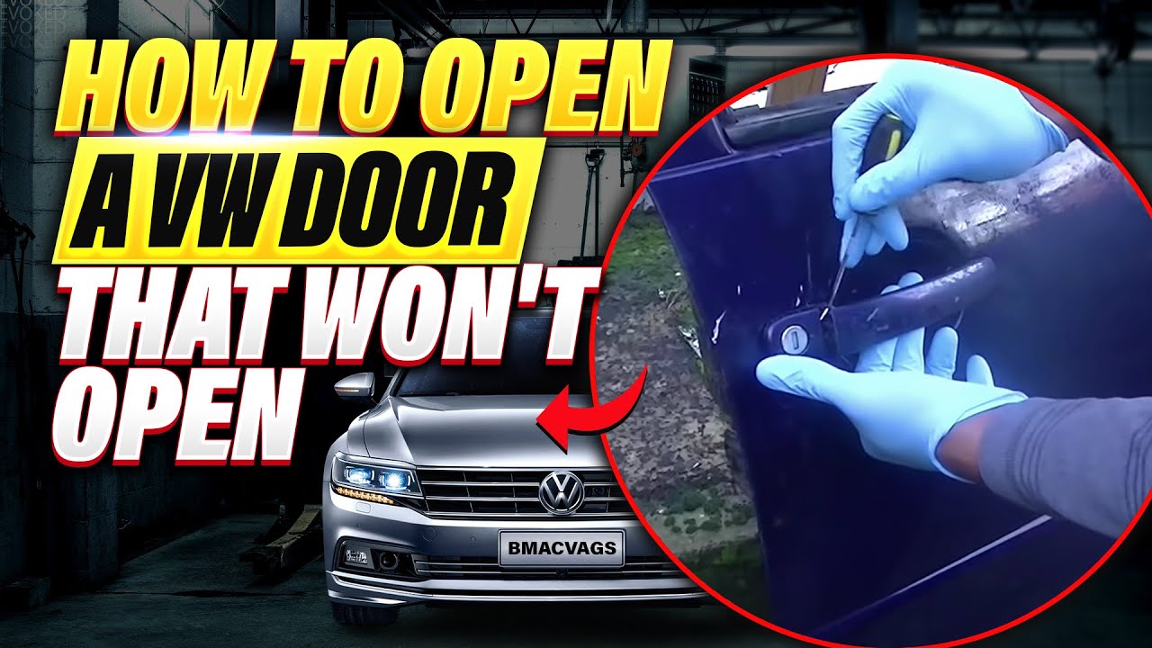 How To Open A Vw Door That Won T Open From Inside Or Outside Youtube