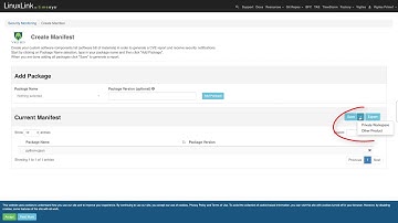 Vigiles User Guide: Creating a Software Bill of Materials (SBOM) with the Create Manifest Wizard