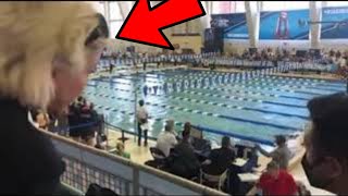 Mother of female swimmer confronted transactivist during Lia Thomas's race